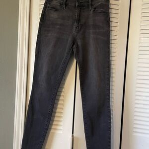 Frame Denim Women's Dark Gray Skinny Jeans